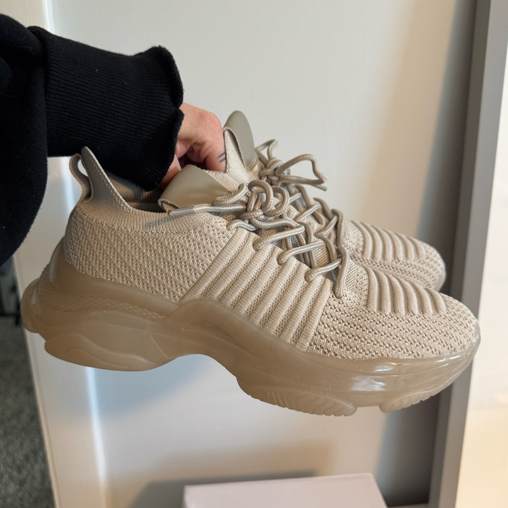 Tan Memory Foam Sneakers - Picture 3 of 8